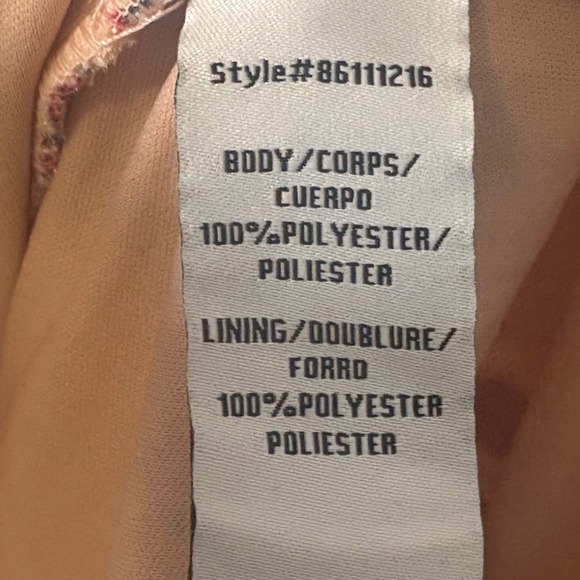 JS Collections Magnolia Pleat-Sleeve Floral Gown Rose Gold Multi Size 2 - Picture 14 of 15